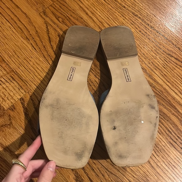 Steve Madden Woman’s Maura Blue Sandals Size 9 - Picture 5 of 7